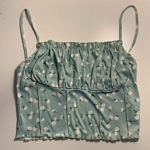 Large Ditsy Floral Ruched Bust Cami Too from Shein!